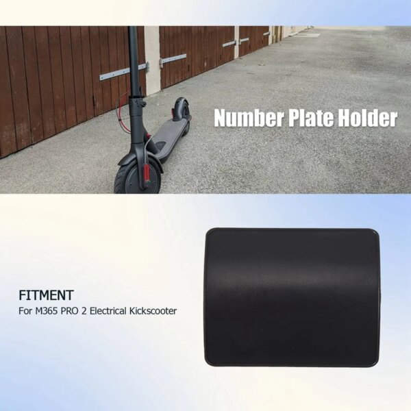 Guardabarros Trasero con Soporte de Matrícula para Patinete Xiaomi M365 Pro 2