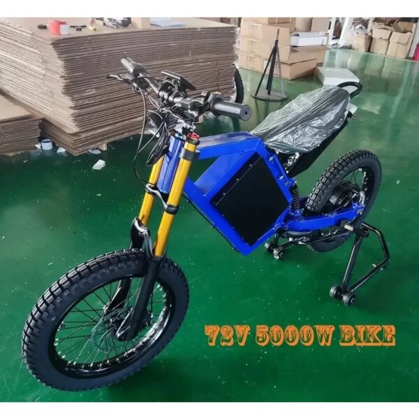 Motocicleta Eléctrica Todoterreno Bomber de Alta Potencia
